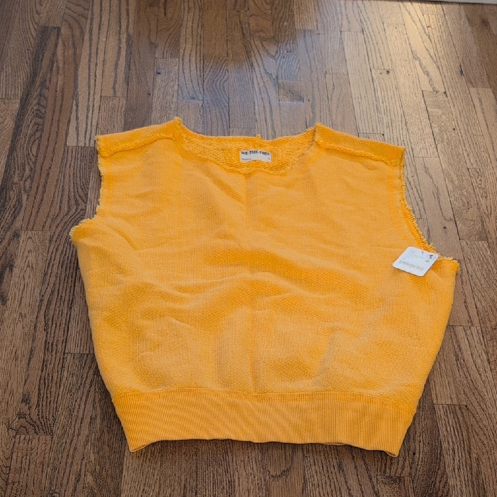 Free People So Easy Muscle Top in California Poppy